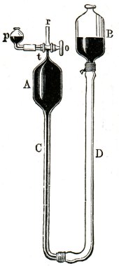 Merkür pompa geissler, 1857 yılında İnşaat