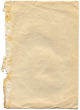 eski ve yıpranmış kağıt