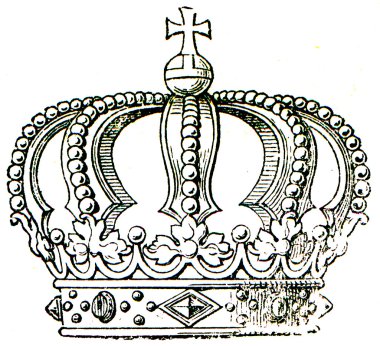 Tipical royal crown clipart