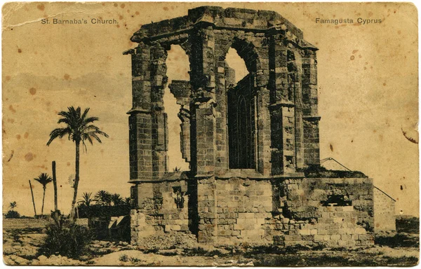 St barnaba kerk, famagusta, cyprus, 1922 — Stockfoto