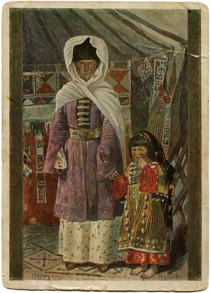 Ингилой Каранагайская, художник М. Тильке , — стоковое фото