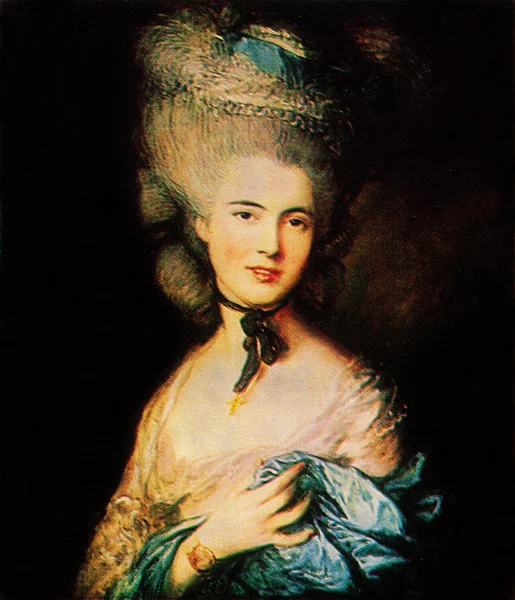 Thomas Gainsborugh - Lady in Blue — Stock Photo, Image