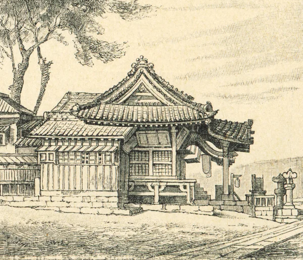 Ναός tsurugaoka hachiman-γκου — Φωτογραφία Αρχείου