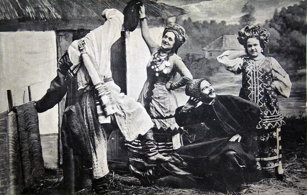 Росія - Circa 1908: Листівку друку в Росії-шоу — стокове фото