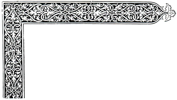 Venetian book decoration, border, 1478 — Stock Photo, Image