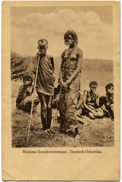 Αδέλφια wahima, γερμανική Νότια Αφρική — Φωτογραφία Αρχείου