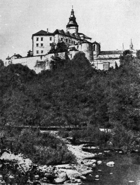 Wallenstein kasteel in friedland, 1937 — Stockfoto