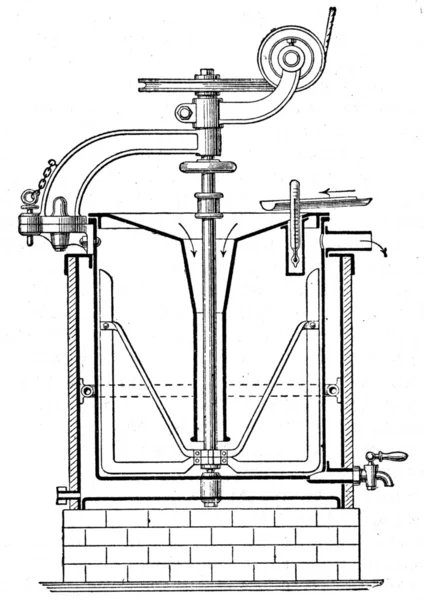Apparatus for the pasteurization of milk — Stock Photo, Image