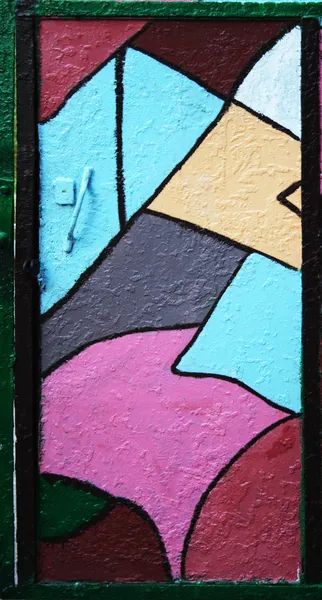 Kleurrijke deur — Stockfoto