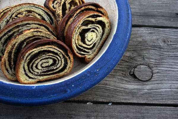 stock image Sweet poppy seed cake