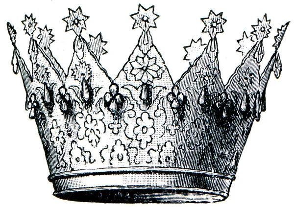Crown of Norwegian Bride — Stock Photo, Image