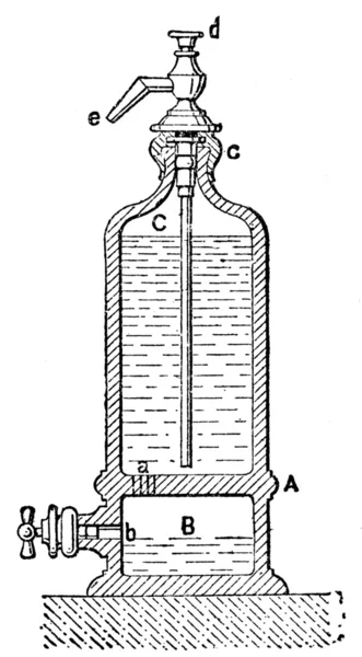 Συσκευή για τον αερισμό ποτά — Φωτογραφία Αρχείου