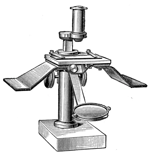 Preparační mikroskop zeiss — Stock fotografie