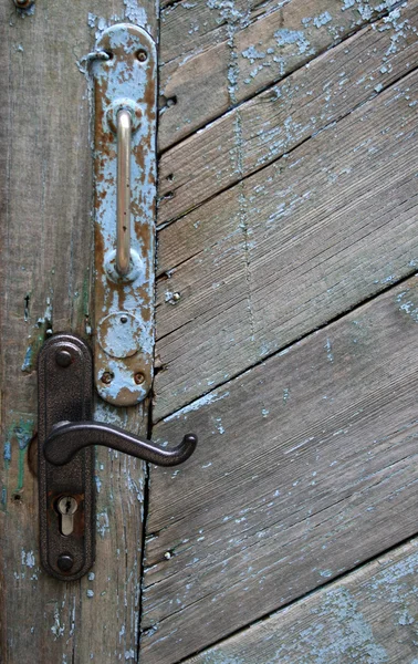 오래 된 문손잡이 — 스톡 사진