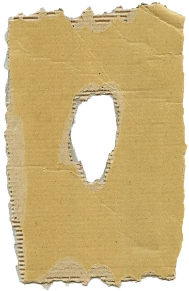 Рамка из гофрированного картона — стоковое фото