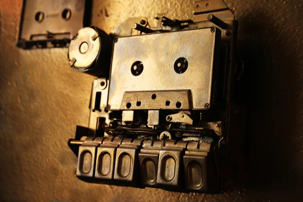 Element of retro tape player — Stock Photo, Image