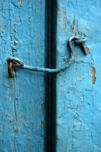 Puerta de madera vieja detalle — Foto de Stock