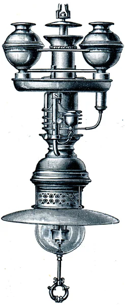 Lâmpada de querosene Schluks — Fotografia de Stock