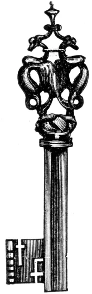 Sleutel, Frankrijk, 17e-18e eeuw — Stockfoto