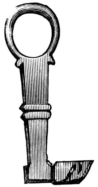 Ключ, Франція, XVII-XVIII століття — стокове фото