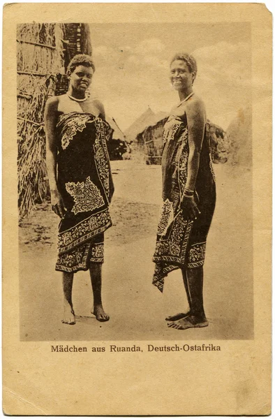 Dames uit rwanda, Duitse Zuid-Afrika — Stockfoto