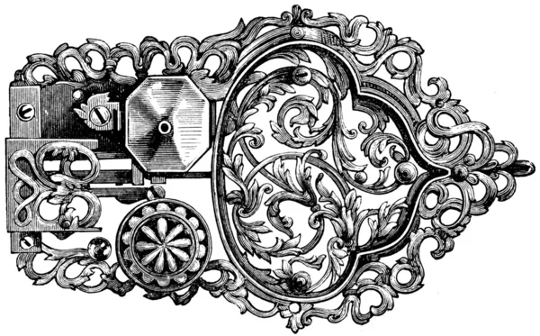 锁，德国，17 世纪 — 图库照片