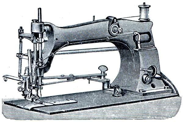 Machine for sewing on buttons — Stock Photo, Image