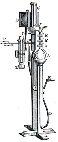 Mercury pump, improved Geisler — Stock Photo, Image