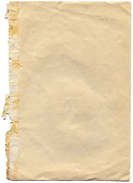 Старая и изношенная бумага — стоковое фото