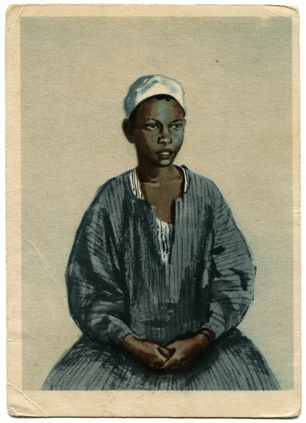 Картина художника Ореста Вере - Мальчик из Каира — стоковое фото