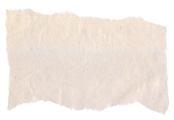 Кусок нерегулярно рваной газетной бумаги — стоковое фото