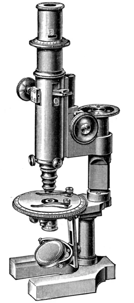 Поляризационный микроскоп — стоковое фото