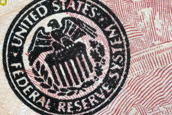Estados Unidos Símbolo do Sistema de Reserva Federal . — Fotografia de Stock