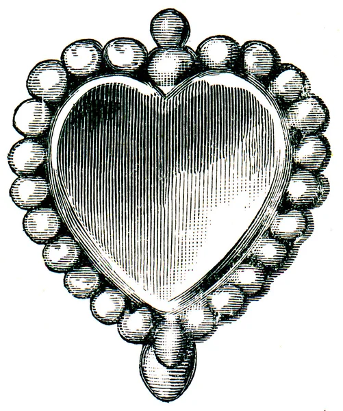 Övre delen av brons ringen med en polerad spegel, Indien — Stockfoto