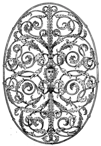 Window lattice, Germany, 17th century — Stock Photo, Image
