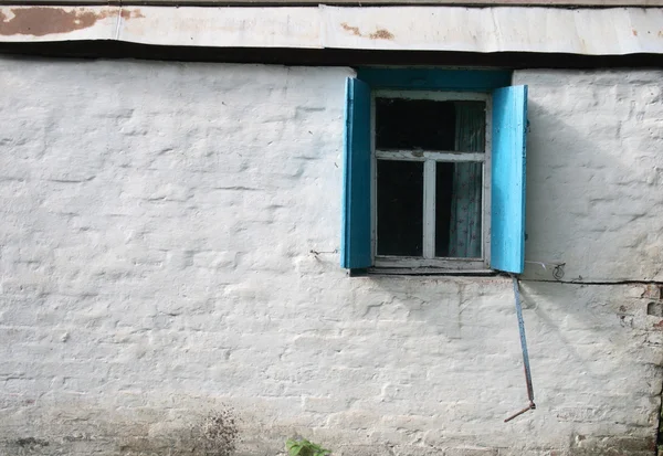 Blå fönster — Stockfoto