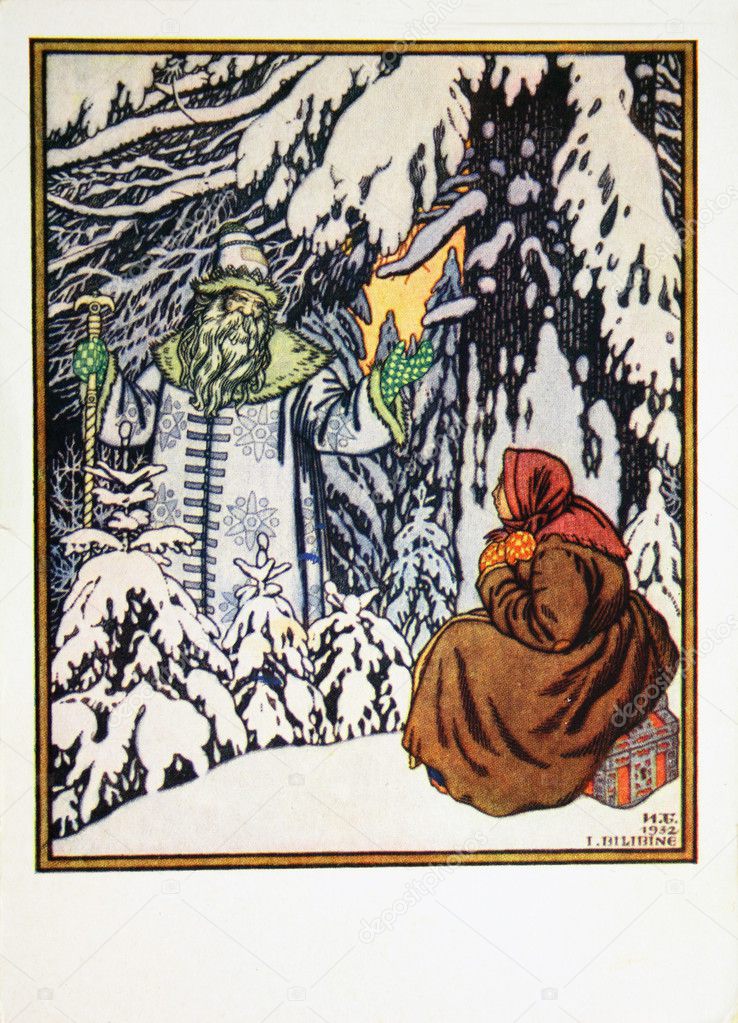 Tale Jack Frost - an illustration Bilibin Stock Photo by ©igorgolovniov ...