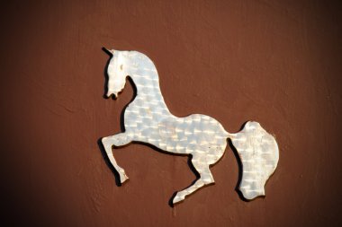 Silhouette of a horse clipart