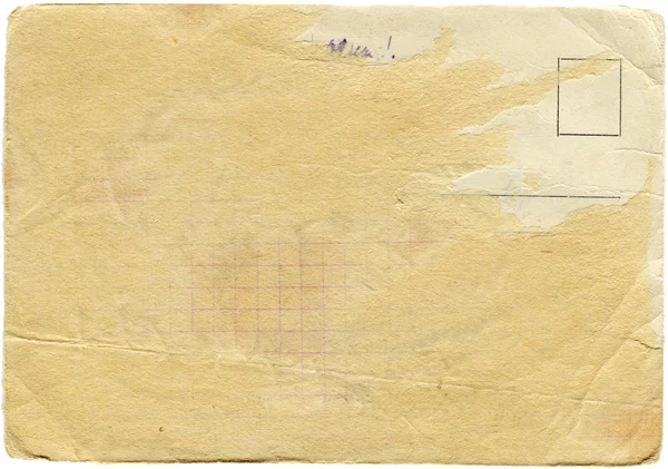 Αντίκες ταχυδρομική κάρτα — Φωτογραφία Αρχείου