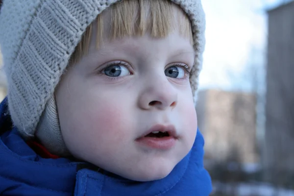 Kış çocuk — Stok fotoğraf