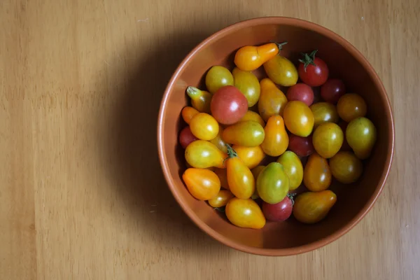 Little cherry tomato — Stock Photo, Image