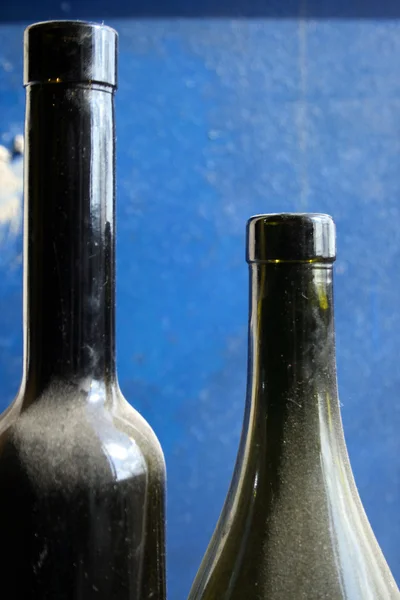 Old dusty bottles — Stock Photo, Image