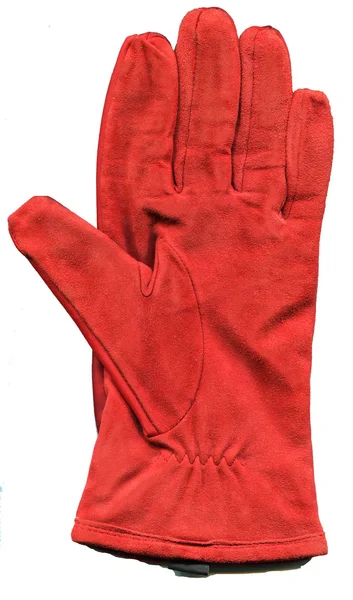 Bouw van rode handschoen — Stockfoto