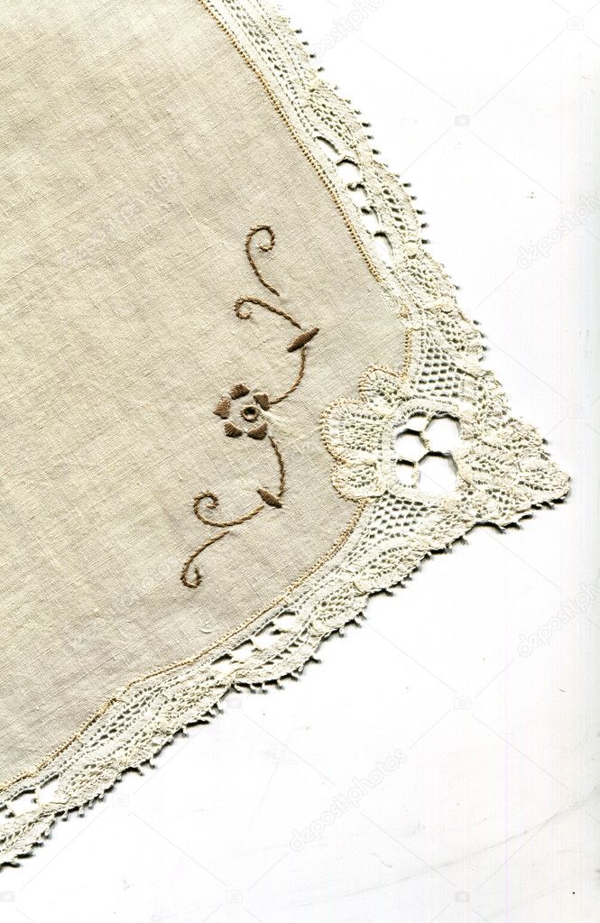 Doily with embroidery Rococo