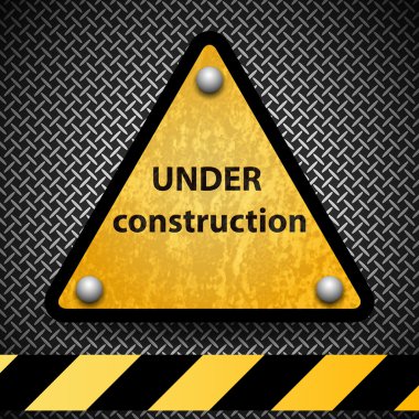 Under construction sign clipart