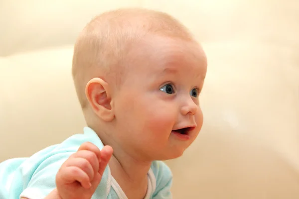 Baby närbild porträtt — Stockfoto