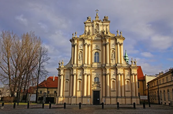 Templom Szent József, a Visitationists, a Varsói — Stock Fotó