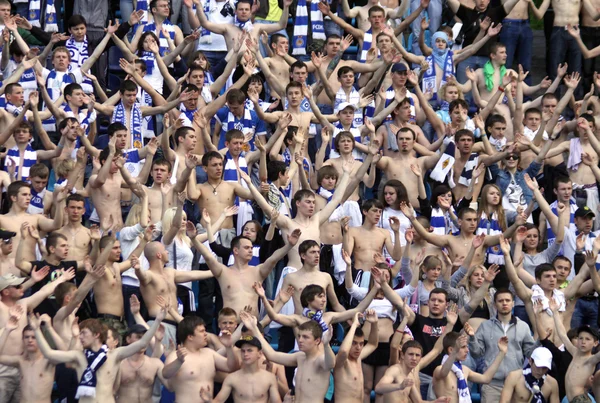Supporters de l'équipe FC Dynamo Kiev — Photo
