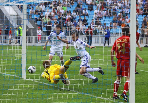 Oleg gusev dynamo Kyjev skóre cíl — Stock fotografie