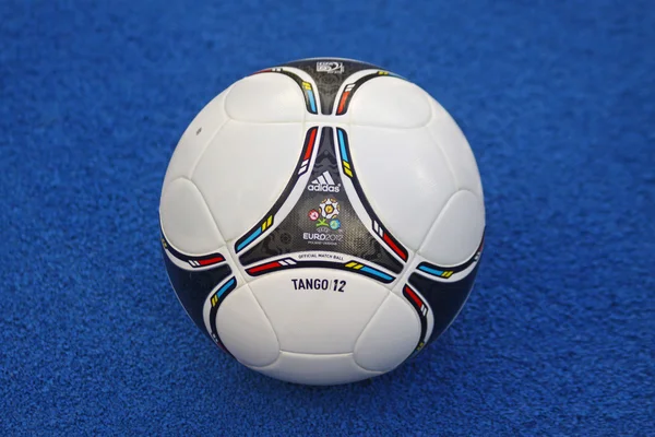 Close-up official UEFA EURO 2012 ball — Stock Photo, Image
